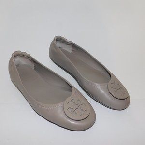 Tory Burch Taupe Reva Flats 7.5